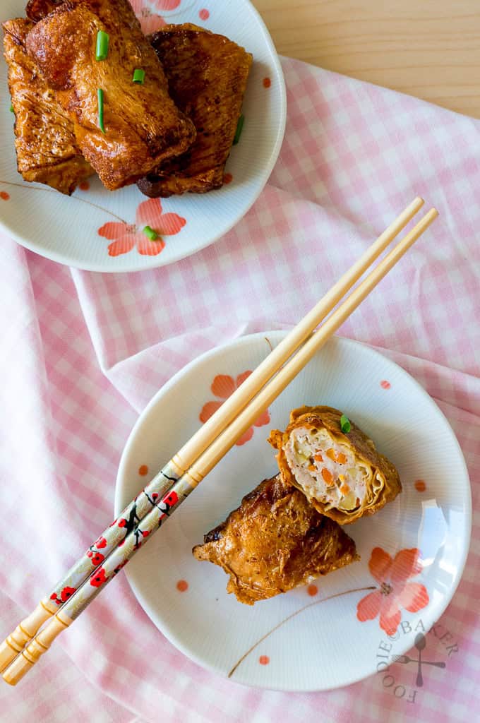 How To Make Tofu Skin Roll's Dim Sum