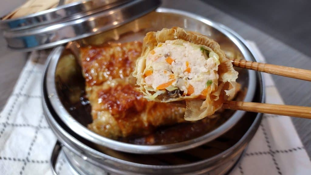 How To Make Tofu Skin Roll's Dim Sum