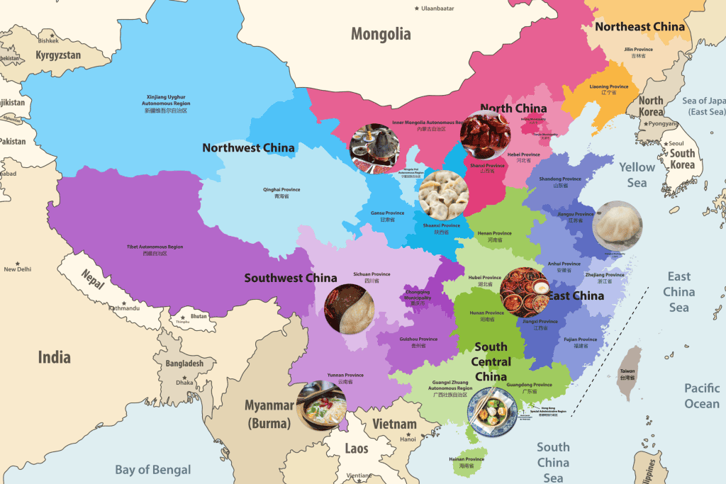 Regional Dim Sum Differences Across China